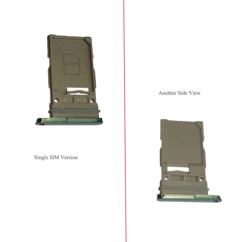  [AUSTRALIA] - Galaxy s22 Single SIM Card Tray Replacement Card Holder for Samsung Galaxy s22 5G SM-S901U 6.1 Inches,SIM Tray fit for Galaxy s22 Plus SM-S906U 6.6 Inches (Green) Green