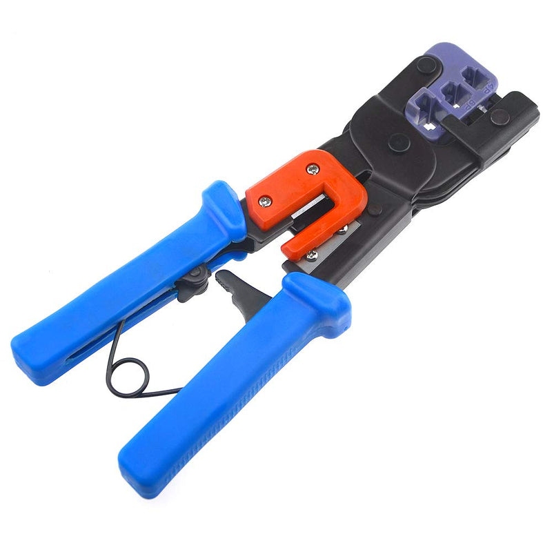  [AUSTRALIA] - BXQINLENX Professional Multi-function Wire Crimper telephone tool crimps cable wire stripper wire crimper and cuter for 8P8C(RJ-45) 6P2C 6P4C 6P6C RJ-11 RJ-22（4P2C 4P4C）handset modular plug