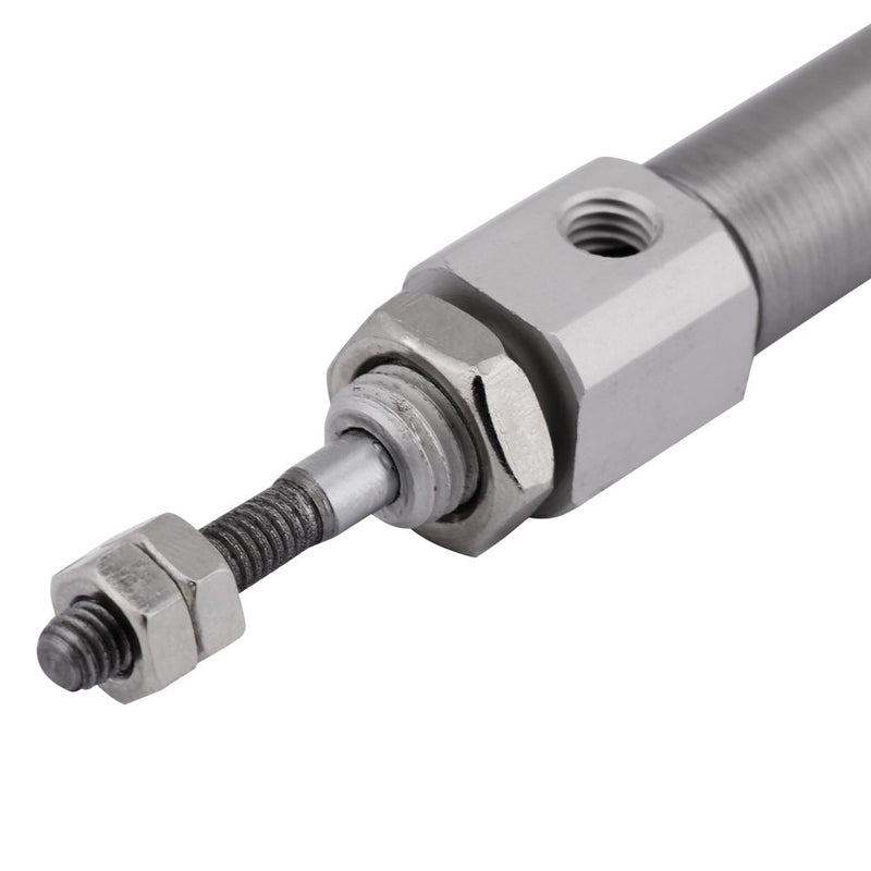 CDJ2D10-100-B Mini Double-Acting Stainless Steel Pneumatic Air Cylinder 10mm Diameter 100mm Stroke - LeoForward Australia