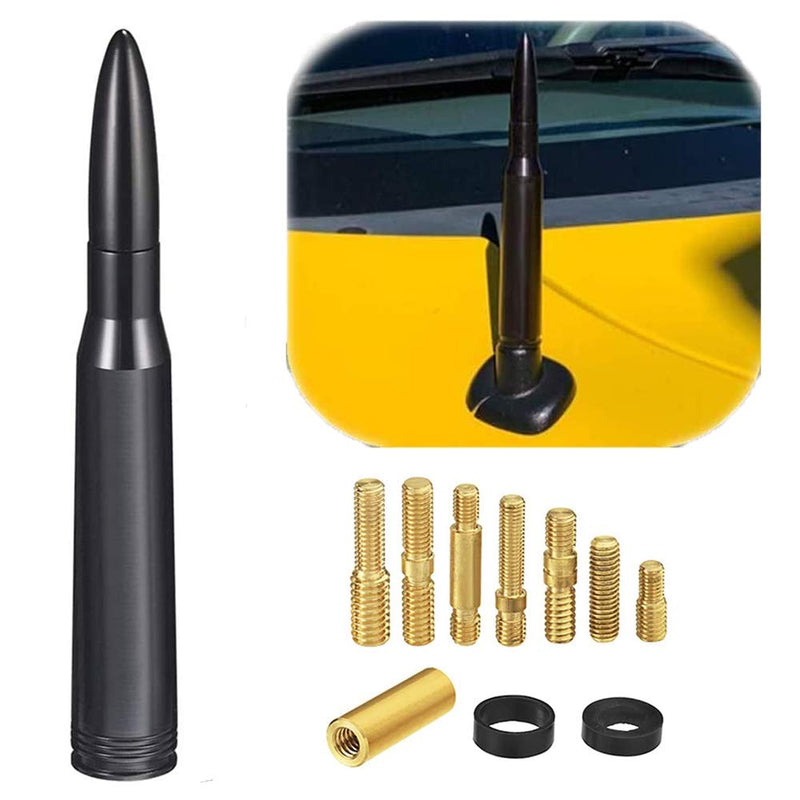  [AUSTRALIA] - Bullet Car Antenna,Stubby Vehicle Antenna Mast Bullet Style Car Antenna Replacement for Ford F Series F150 Raptor F250 F350 F450 Super Duty Ranger Dodge RAM 1500 2500 3500 Pickup Truck SUV