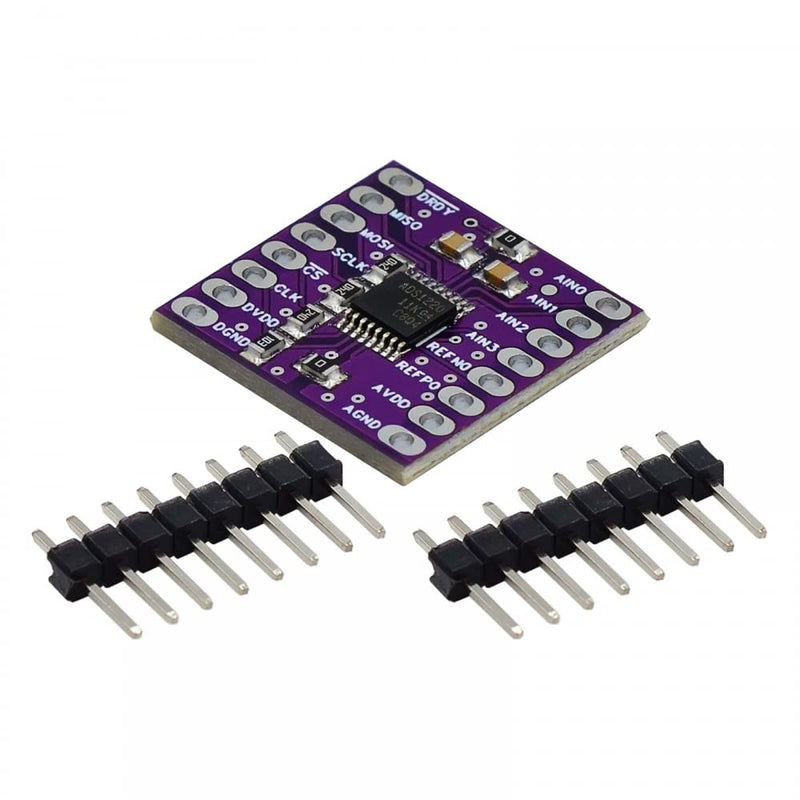  [AUSTRALIA] - ADC module, DC 3V-5V ADS1220 24Bit ADC Module SPI AD Converter Analog to Digital Signal Convert Module