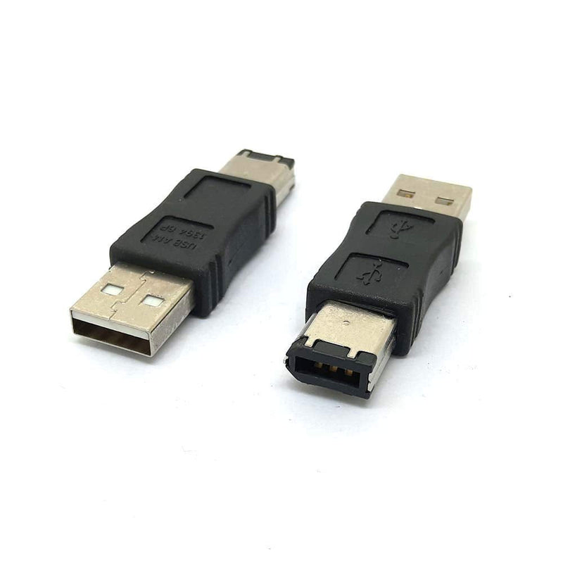  [AUSTRALIA] - Toptekits Firewire IEEE 1394 6 Pin Male to USB A Male Convertor Jack M/M Adapter by Toptekits IEEE 1394 Male to USB Male