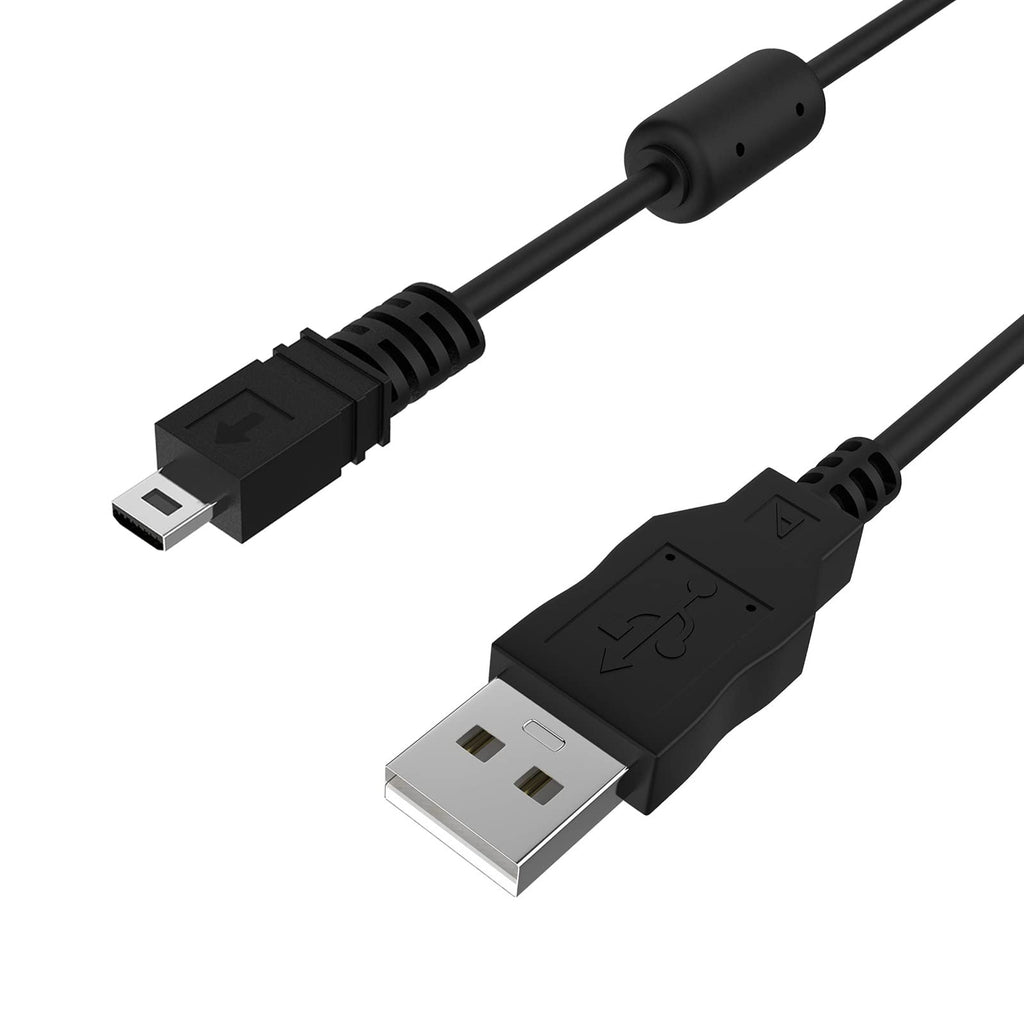  [AUSTRALIA] - Replacement Photo Transfer Cord UC-E6 USB Cable Compatible with Nikon CoolPix, L, D, P Series Camera, Samsung Digimax L Series L60 Digimax V Series V4, V50, V700 GX Series GX-1L Digital Camera, 4.9FT