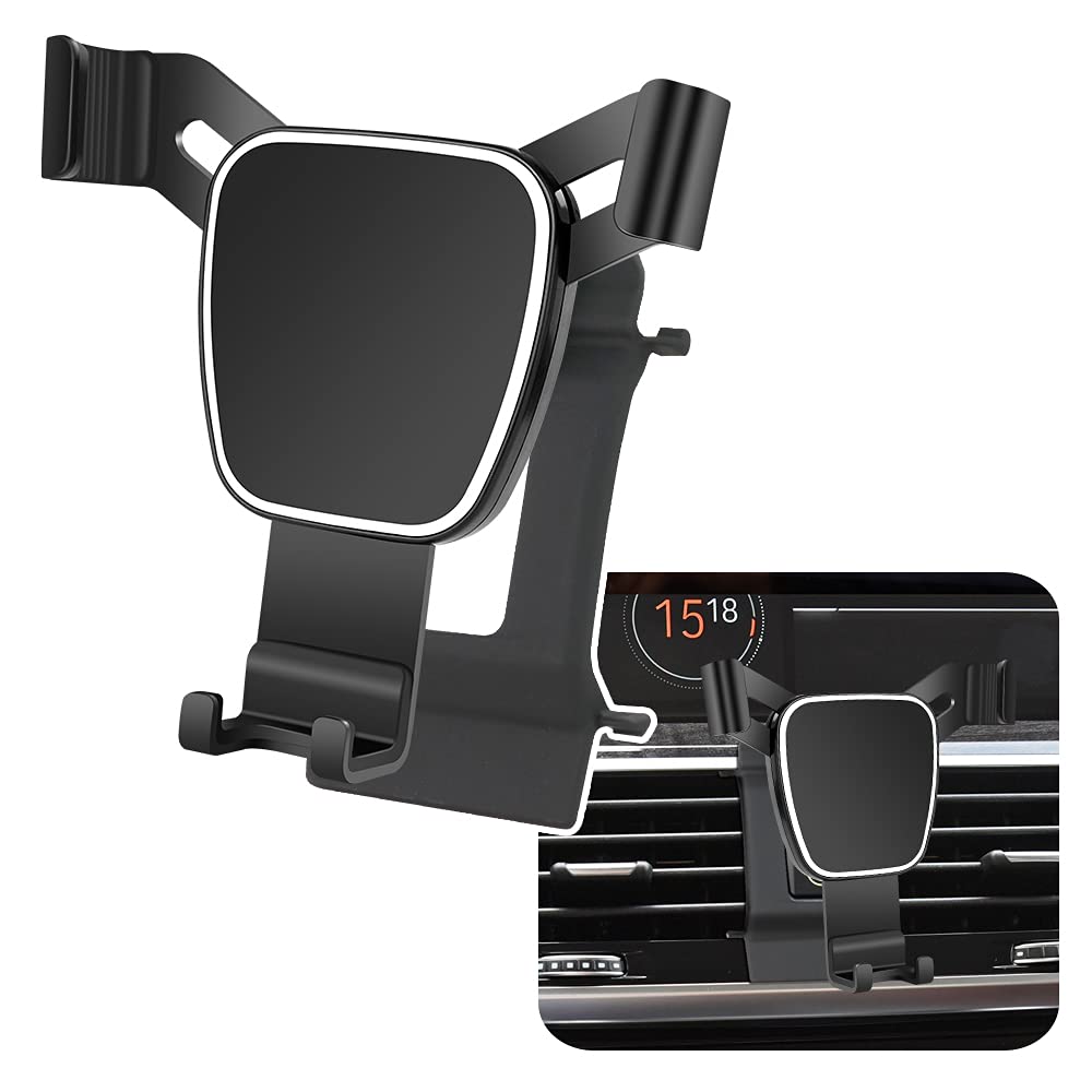  [AUSTRALIA] - LUNQIN Car Phone Holder for 2018-2021 BMW X3 SUV sDrive30i xDrive30i M40i 2019-2021 BMW X4 G01 G02 Auto Accessories Navigation Bracket Interior Decoration Mobile Cell Phone Mount BMW-X3/X4（2018-2021）