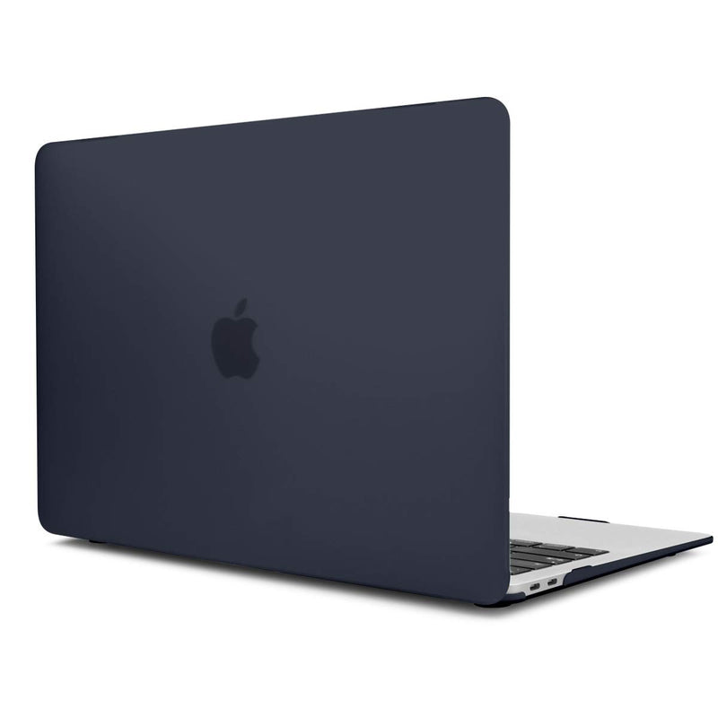  [AUSTRALIA] - Dongke New MacBook Air 13 inch Case 2020 2019 2018 Release Model: A2179/A1932, Rubberized Frosted Matte See Through Hard Case Cover for MacBook Air 13.3 inch with Retina Display Touch ID - Black