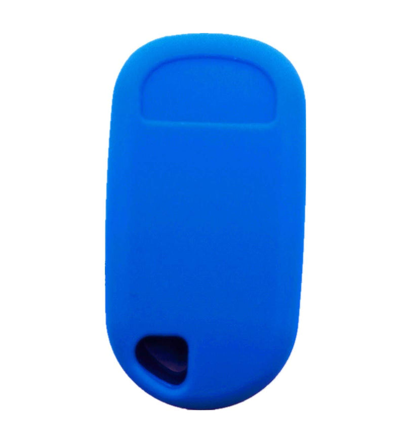  [AUSTRALIA] - Silicone Smart Key Fob Covers Case Protector Keyless Remote Holder for Honda Accord Civic CR-V Odyssey Pilot Insight Prelude Acura CL RL TL Integra E4EG8DJ Blue