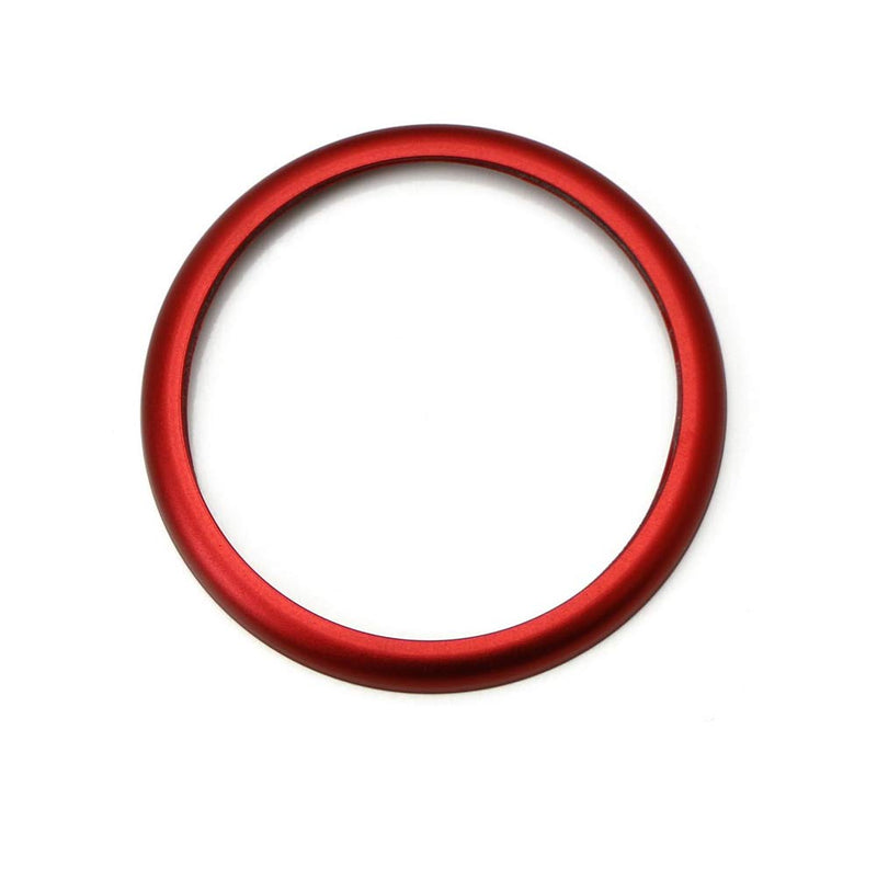 Duoles 1pc Aluminum Ring for BMW 1 2 3 4 5 6 7 Series X3 X4 X5 X6 Center Console iDrive Multimedia Controller Knob (Red) Red - LeoForward Australia