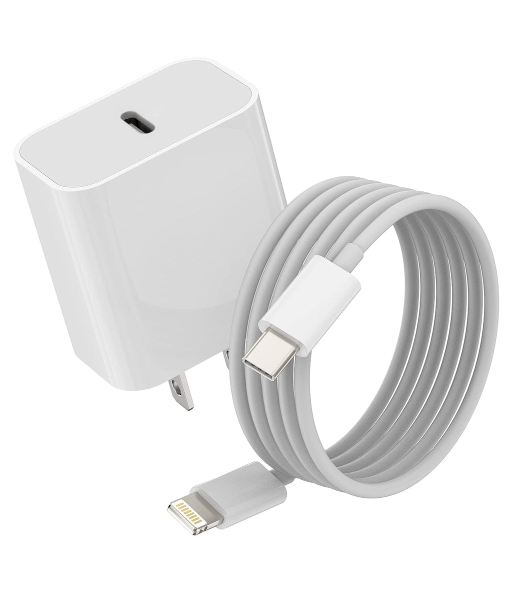  [AUSTRALIA] - 20W Watt Power Charging Adapter Lightning to USB C Fast PD Wall Charger Block With 5ft Cable Quick Box Compatible for IPhone 11 12 PRO MAX MINI XS XR SE2 X 8Plus Ipad ARI Airpod Cord Samsung Type Plug