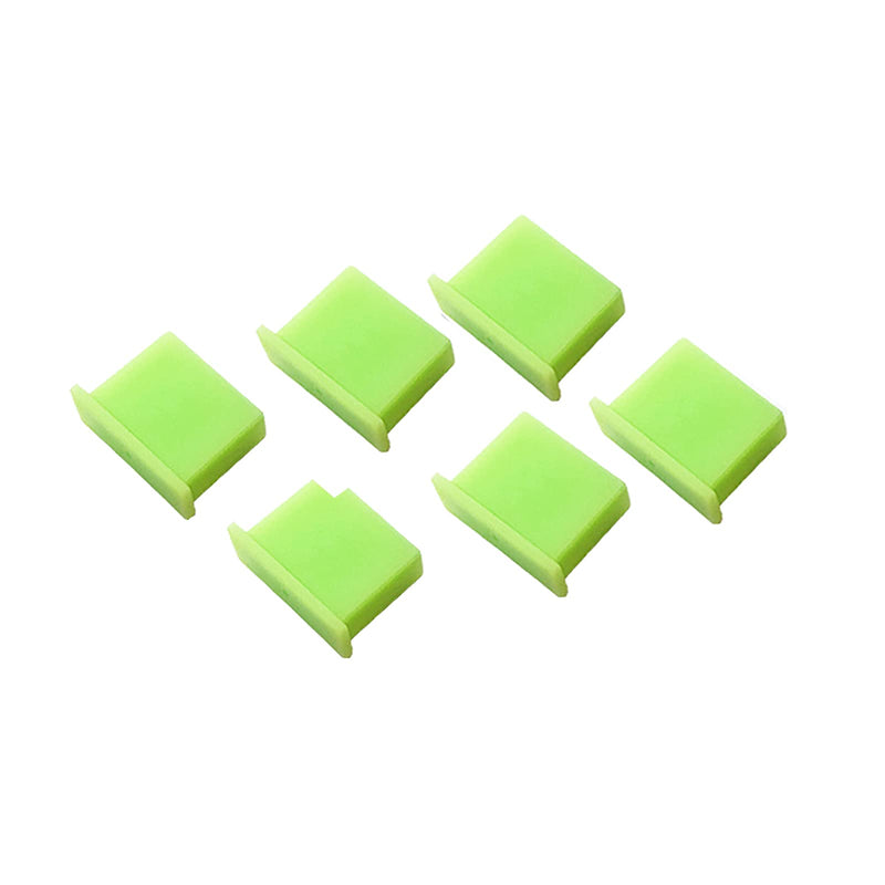  [AUSTRALIA] - 20PCS USB Type A Port Anti Dust Stopper,USB Cap Port Cover Anti Dust Protector Compatible with Table PC Notebook Laptop Port Protectors for USB Type A Female Ports（Green） Green