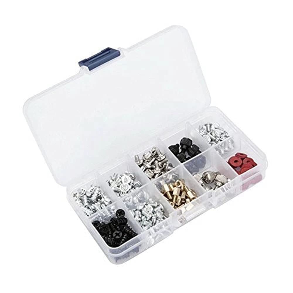  [AUSTRALIA] - Computer Repair Screws Set 228pcs/300pcs Personal Computer Screw Standoffs Set Assortment Kit for Hard Drive Computer Case Motherboard Fan Power with Box (228) 228