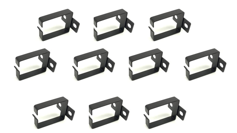  [AUSTRALIA] - Metal Master - 10 Pack Server Rack Cable Management D-Ring Hooks - Bracket Organizer Hook Mount Set for Network Patch Cables, Fiber Optic, Power Cords (10 Pieces)