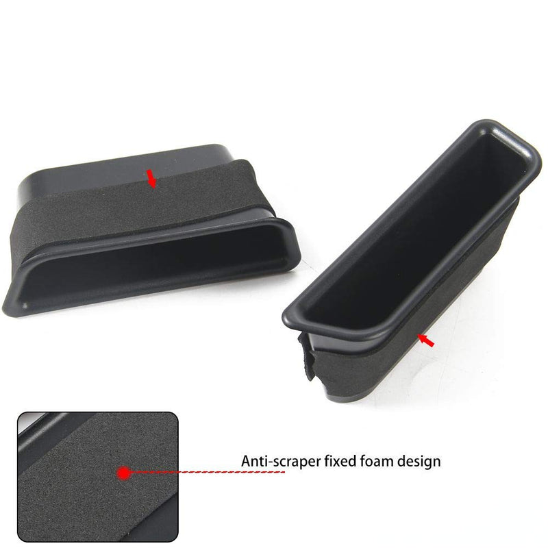  [AUSTRALIA] - Auto Front Door Side Organizer Tray Grab Handle Storage Box Phone Holder Container for Ford Mustang 2015 2016 2017 2018 2019