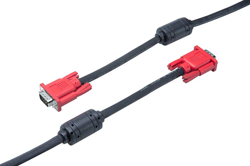  [AUSTRALIA] - DTECH Full HD 1080P Computer Monitor VGA Cable 10 Feet with Dual Ferrite Cores Standard 15 Pin Male to Male VGA Wire 10ft
