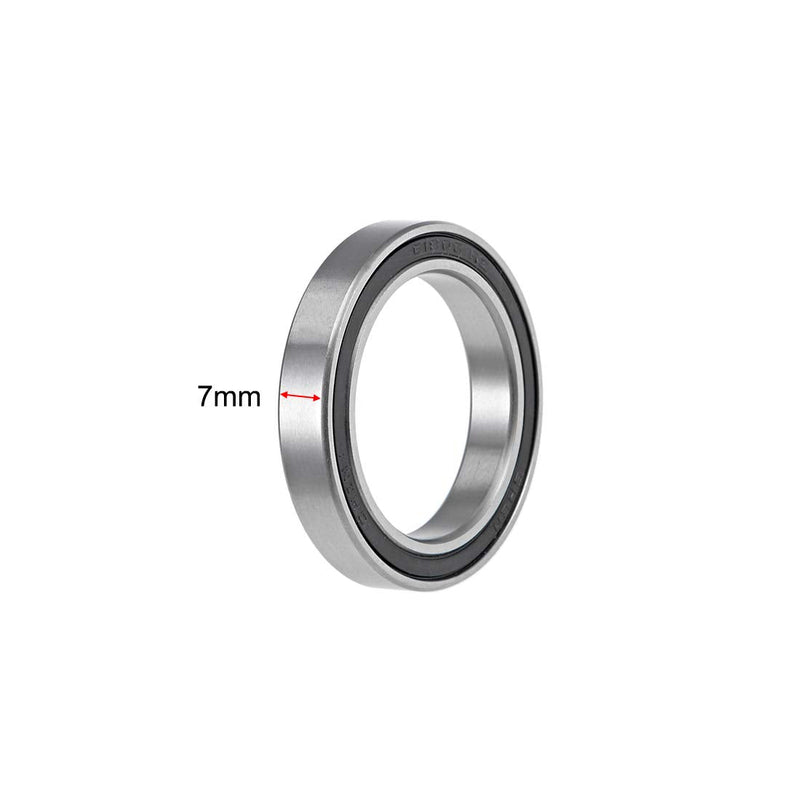  [AUSTRALIA] - uxcell 6806-2RS Deep Groove Ball Bearings 30mm Inner Dia 42mm OD 7mm Bore Double Sealed Chrome Steel Z2 10pcs 30x42x7mm