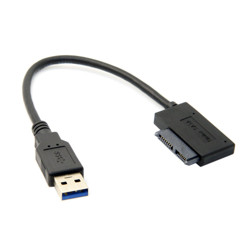  [AUSTRALIA] - Xiwai USB 3.0 to 7+6 13pin Slimline Sata Adapter Cable for Laptop Cd DVD ROM Optical Drive