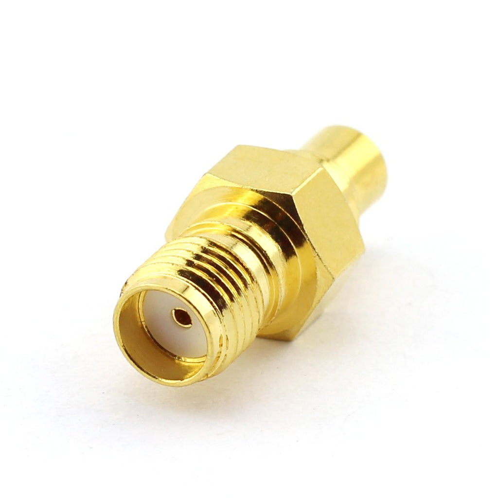  [AUSTRALIA] - DGZZI 2-Pack RF Coaxial Adapter SMA to MCX Coax Jack Connector SMA Female to MCX Female