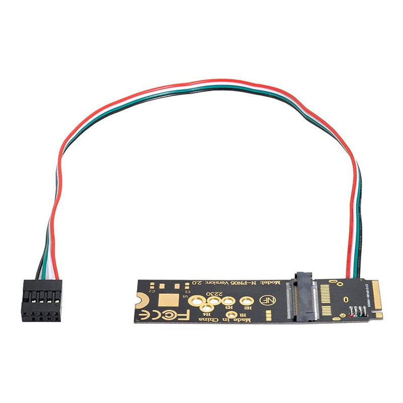  [AUSTRALIA] - Xiwai Wireless NGFF A/E-Key WiFi Card to M.2 NGFF Key-M NVME SSD Adapter for AX200 WiFi 6 Bluetooth 5.1 3165AC to NGFF