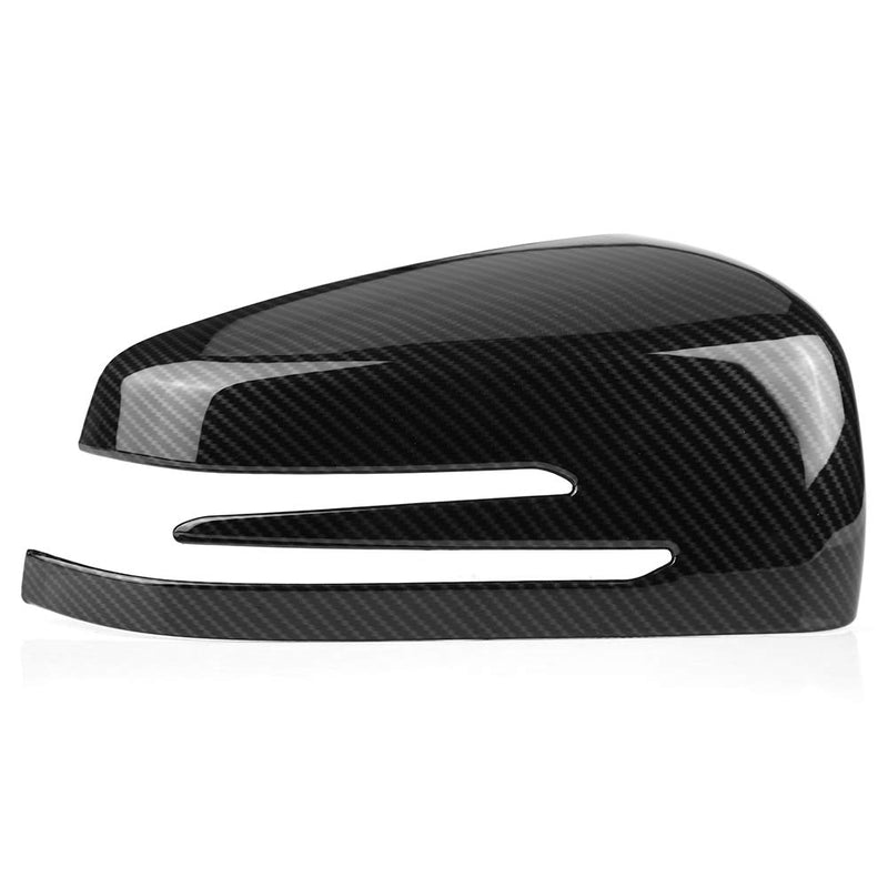 Rearview Mirror Cover, Fydun Rearview Mirror Cover Carbon Fiber Style Wing Mirror Cover for Mercedes Benz A B C E S CLA GLK GLA Class W176 W246 W204 W212 W221 C117 X204 X156 - LeoForward Australia
