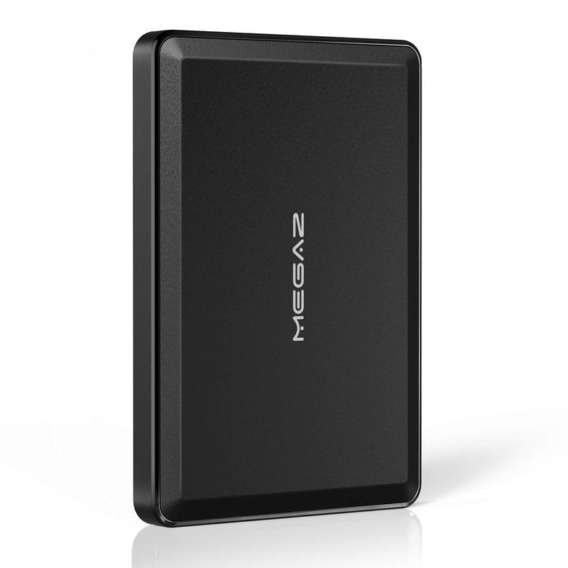  [AUSTRALIA] - 160GB External Hard Drive - MegaZ Backup Slim 2.5'' Portable HDD USB 3.0 for PC, Mac, Laptop, Chromebook, 3 Year Warranty 160GB Black