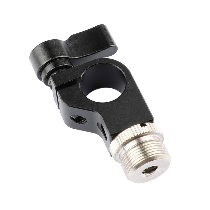  [AUSTRALIA] - CAMVATE 15mm Rod Clamp With 5/8"-27 Screw Connectors For Microphone