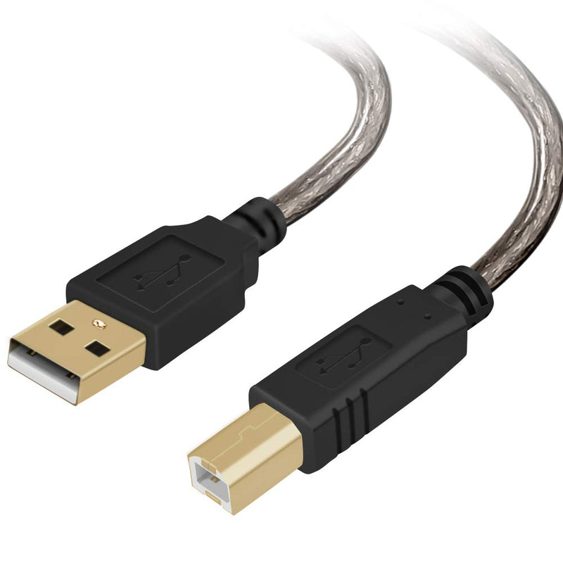  [AUSTRALIA] - Printer Cable, NeeKeons USB 2.0 Type A Male to B Male Printer Scanner Cable for External Hard Drives Printers (10 Meters) 10 Meters
