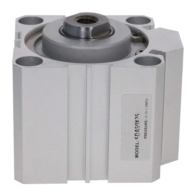  [AUSTRALIA] - Othmro SDA50 x 25 Sealing Thin Air Cylinder Pneumatic Air Cylinders, 50mm/1.97inch Bore 25mm/0.98inch Stroke Aluminium Alloy Pneumatic Components for Pneumatic and Hydraulic Systems 1pcs SDA50x25