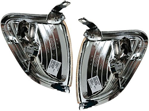  [AUSTRALIA] - Toyota Tacoma 01 02 03 04 Corner Light Chrome Trim With Bulb Pair Set