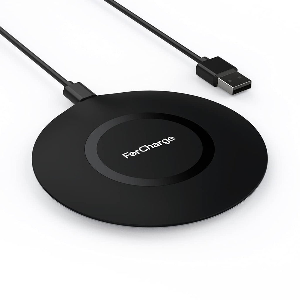  [AUSTRALIA] - Slim Wireless Charger, 15W Fast Wireless Charging Pad Compatible with iPhone 14/13/12/12 Pro Max/12 Mini/11/XR/X/8 Plus, Samsung Galaxy S21/S20 Ultra/S10/S9/Note 10, Pixel 7/6 Pro/5/4 XL (No Adapter) Black