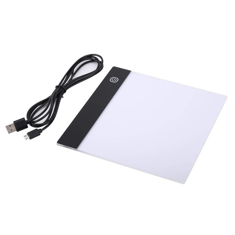  [AUSTRALIA] - FTVOGUE LED Tracing Light Box Board, Adjustable Brightness A5 USB Art Drawing Sketching Copy Pad for Tattoo Drawing, Streaming, Sketching