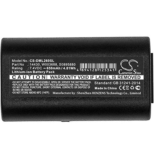 Replacement Battery for 260P, 280, LabelManager 260, LabelManager 260P, LabelManager 280, LabelManager PnP, PnP 14430, 1758458, S0895880, S0915380, W003688 - LeoForward Australia