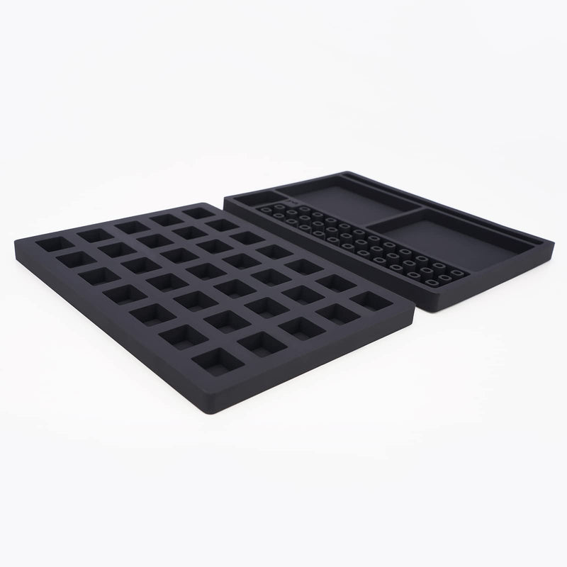  [AUSTRALIA] - MELETRIX WS 35 Switches Silicone Lube Station for Custom Mechanical Keyboard Switches Black
