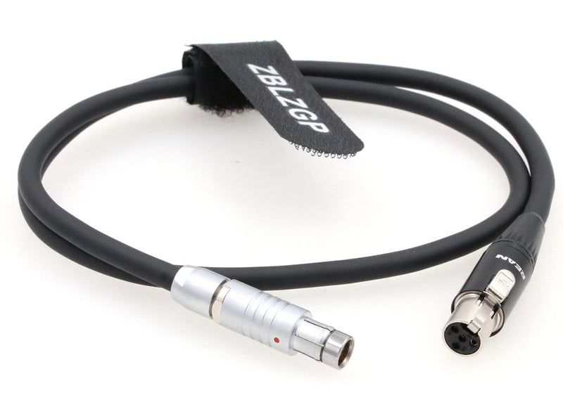  [AUSTRALIA] - ZBLZGP RS 3 Pin to Mini XLR 4 Pin Female Power Cable for ARRI Alexa Camera RS/Tilta Kit to TVLogic Monitor