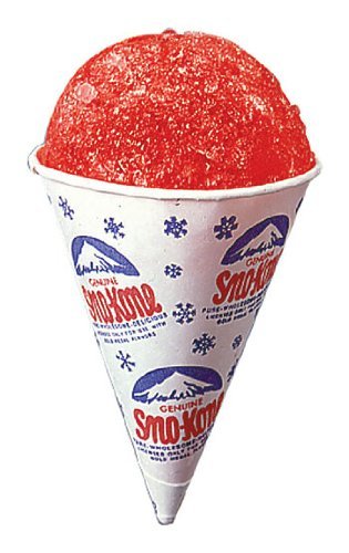  [AUSTRALIA] - 200 Snow Cone Cups 6 Oz and 200 Spoon Straws 200 Cups and 200 Straws