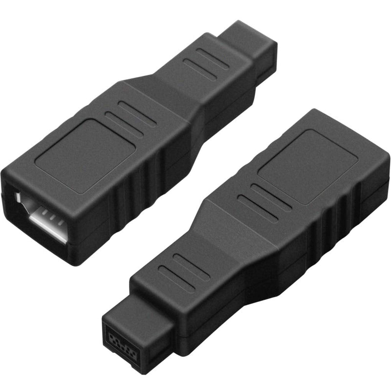 [AUSTRALIA] - NECABLES (2 Pack) FireWire 400 to 800 Adapter Converter IEEE 1394a 6-Pin Female to 1394b 9-Pin Male