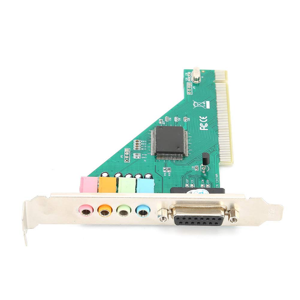 [AUSTRALIA] - Tonysa PCI Sound Card 4.1 Channel Computer Desktop Built-in Sound Card Internal Audio Card Stereo Surround CMI8738 Support Duplex Playback and Recording