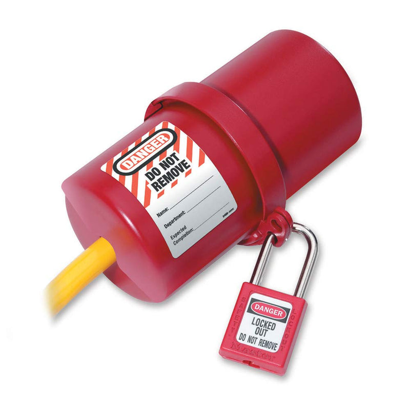  [AUSTRALIA] - Master Lock 488 Lockout Tagout Electrical Plug Lockout, 220 - 550 Volts 220 - 550 Volt Plugs