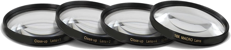  [AUSTRALIA] - 58mm Professional Macro & Lighting Filter Kit for Canon EOS Rebel T7, T6, T5, T3, T100, 4000D, 2000D, 3000D, 58 mm CPL + UV + FLD + 4 Piece Close Up Kit & 58 mm Lens Hood, 58mm Filter Bundle