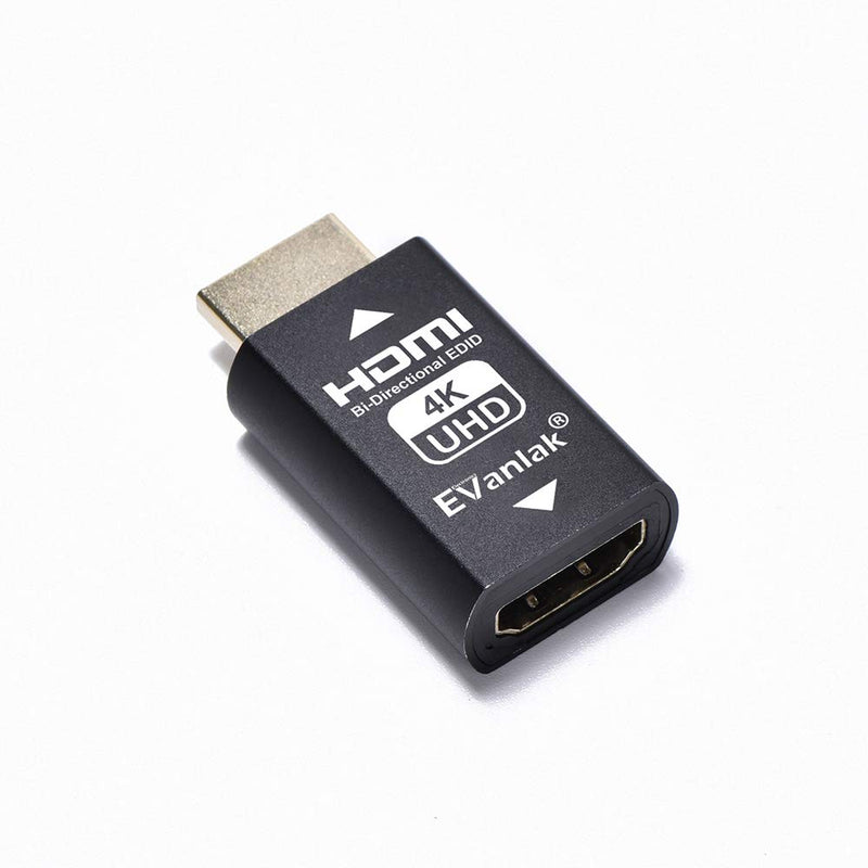  [AUSTRALIA] - EVanlak Hdmi Edid Emulator Passthrough Eliminated Emulator Adapter 3rd Generrtion Work with Mac Thunderbolt to HDMI Switches/Extender/AV Receiver/Video Splitters 4k- 3840x2160@60Hz-3pack HDMI EDID 4K-3P