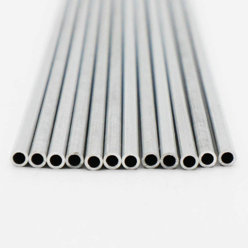 K&S Precision Metals 2901 Round Aluminum Tube, 3/32 x .014 x 12" Long, 12 Bulk Pieces, Made in The USA - LeoForward Australia