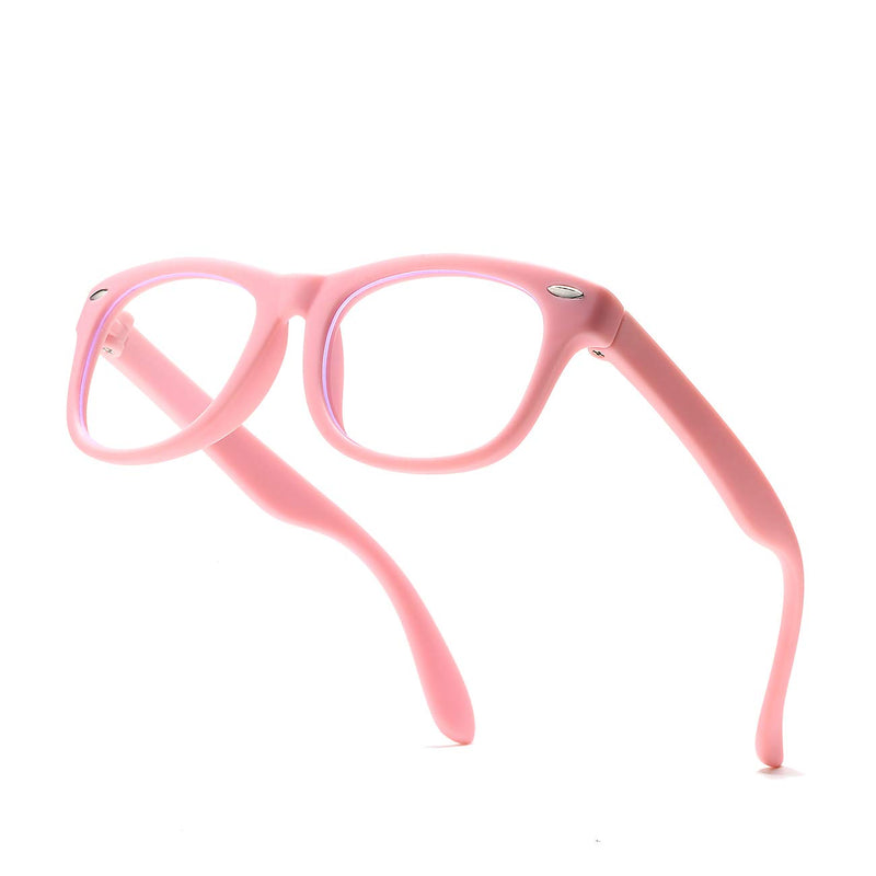 AZorb Kids Blue Light Blocking Glasses 2 Pack Unbreakable Frame for Boys & Girls-2 Pack(All Pink+ Pink/Green) 2 Pack(all Pink+ Pink/Green) - LeoForward Australia