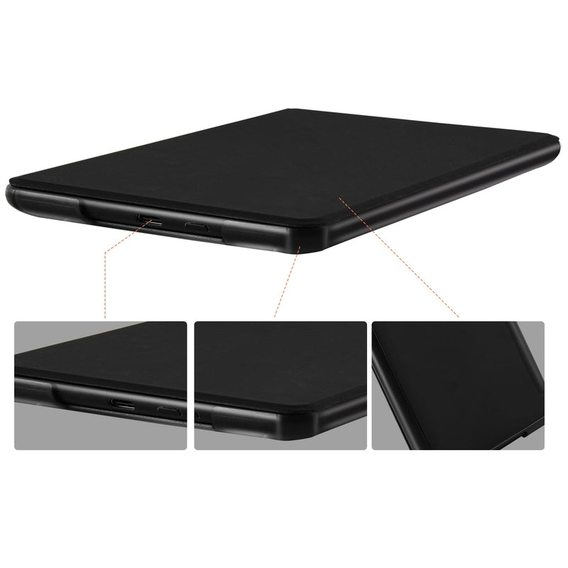  [AUSTRALIA] - BAMCOO Case for 6“ New Kindle 11th Generation2022 Release Only, Premium Slim PU Leather Smart Cover Case, Protective Case for Kindle 11th Generation 2022 Reader (Black) Black