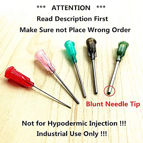  [AUSTRALIA] - 3 Pack 100ml Syringes with 14Gx1.0'' Blunt Tip Fill Needles and Storage Caps(Luer Lock)