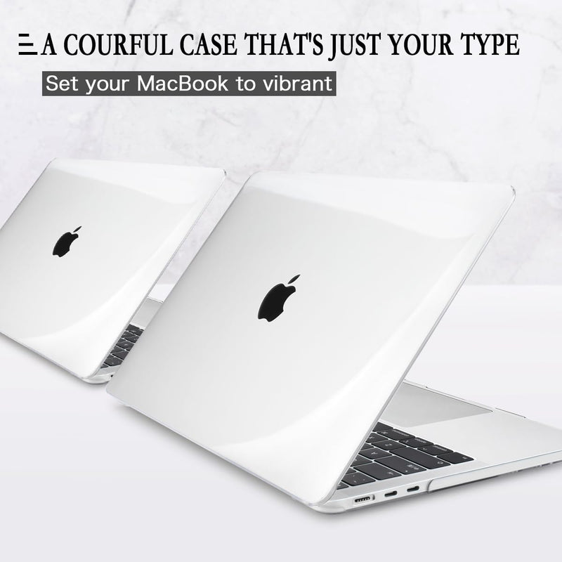  [AUSTRALIA] - CISSOOK for MacBook Air 15 Inch Case M2 Chip 2023 Release, Transparent Hard Shell Case Protective Cover with Keyboard Cover for MacBook Air 15 A2941 with Touch ID - Crystal Clear