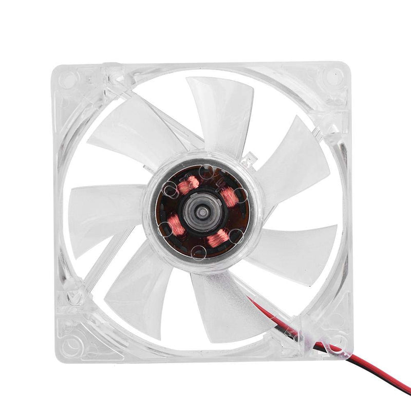  [AUSTRALIA] - 80mm LED Light 12V 4Pin Mute PC Case 2500 RPM Cooling Fan Computer Cooler with a 4 Pin Power Interface(Blue) Blue