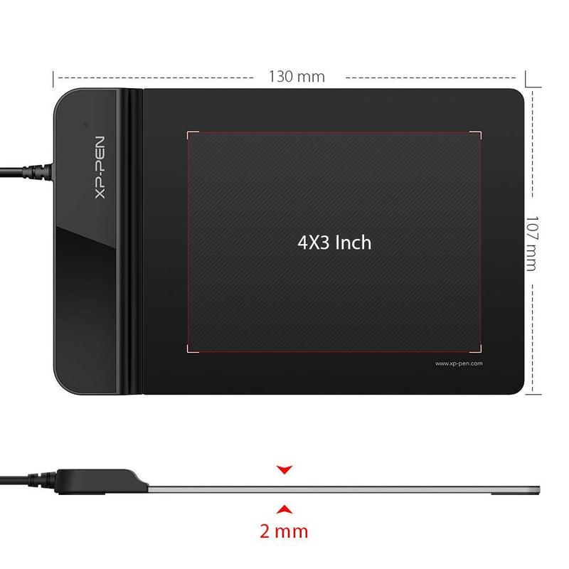  [AUSTRALIA] - XP-Pen G430S OSU Tablet Ultrathin Graphic Tablet 4 x 3 inch Digital Tablet Drawing Pen Tablet for OSU! (8192 Levels Pressure)