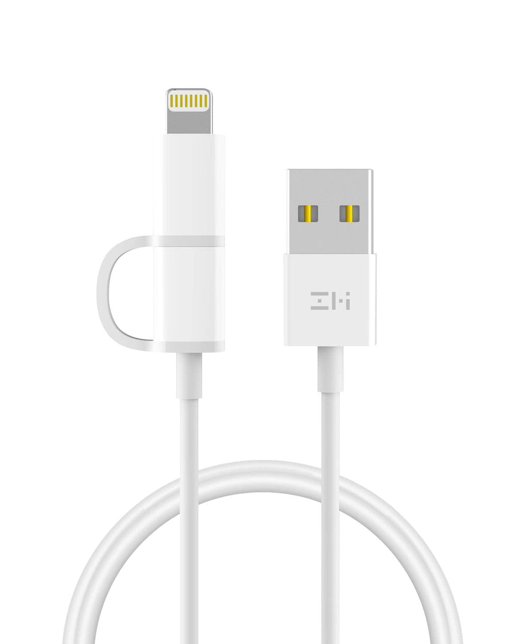  [AUSTRALIA] - [3.3ft] ZMI 2-in-1 Certified MFi and Micro-USB Combo Cable for iOS and Android,1 m, Charging and Data Sync for iPhone, iPad, iPod, and More
