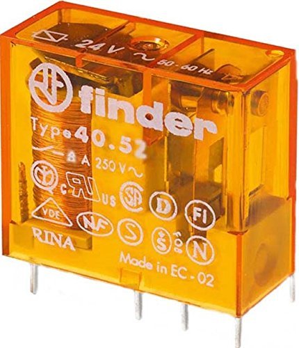  [AUSTRALIA] - finder plug-in/printed relay 230 V AC, 2 W, 8 A, 1 piece, 40.52.8.230.0000 (3 pieces of plug-in/printed relay) 3 pieces of plug-in/printed relay