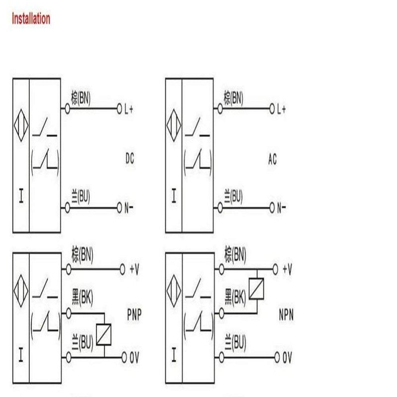 Taiss/ M18 Infrared Ray Diffuse Reflection Photoelectric Switch Sensor Optical Three Lines 6-36VDC PNP NO Proximity Switch Inductive Distance 10 cm E3F-DS10P1 - LeoForward Australia