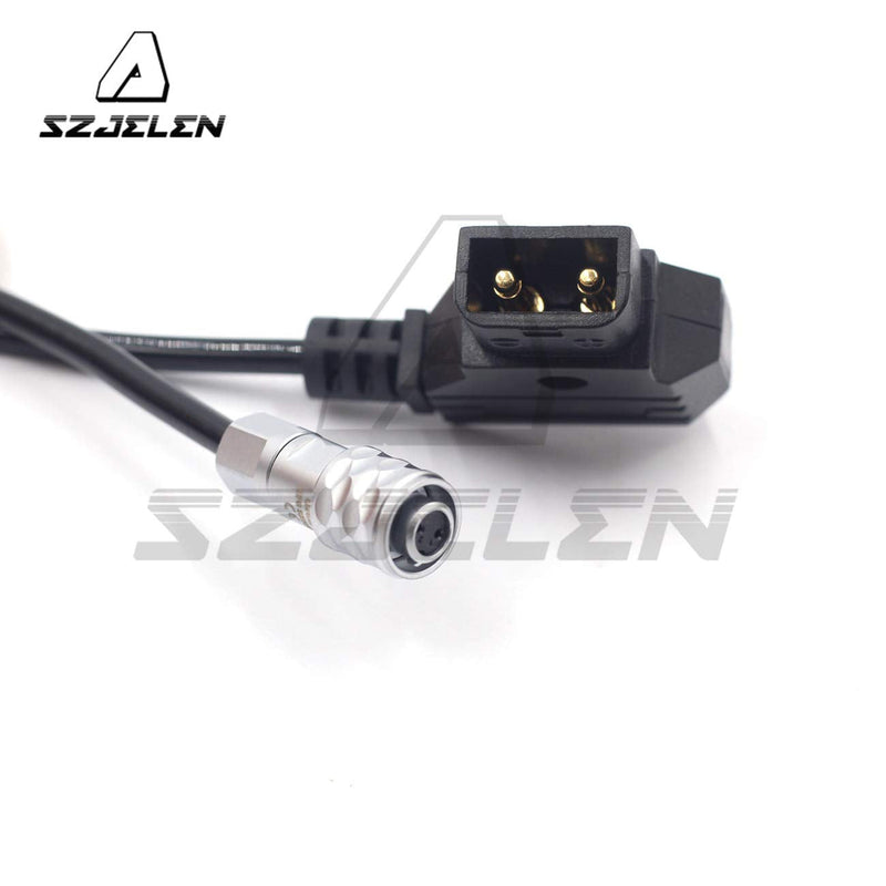  [AUSTRALIA] - SZJELEN D-tap to Weipu 2Pin Female Cable for Blackmagic Pocket Cinema 4k/6K Camera,Gold Mount V Mount Battery Weipu 2pin to P Tap