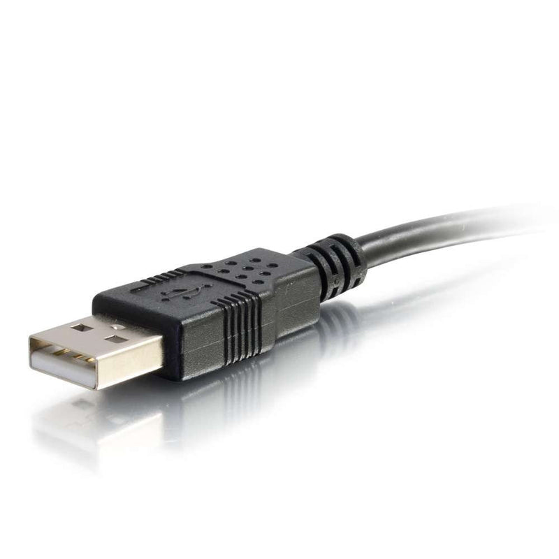  [AUSTRALIA] - C2G USB Short Extension Cable, USB Cable, USB A to A Cable, Black, 6 Inches, Cables to Go 52119